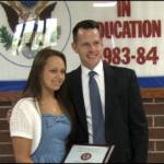 DFCA scholarship contest winner pic w US Attny Ihlenfeld